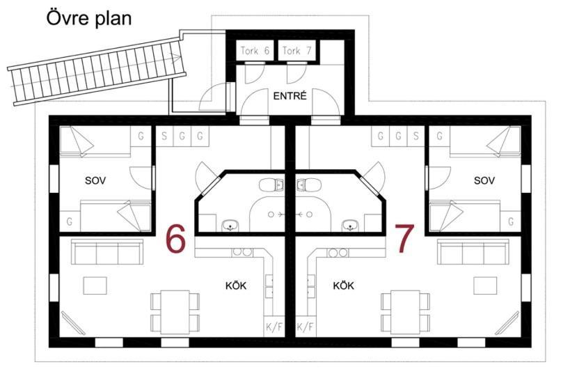 Apartamento Lullens Stugby - Laegenhetshuset 6-9 Bruksvallarna Exterior foto