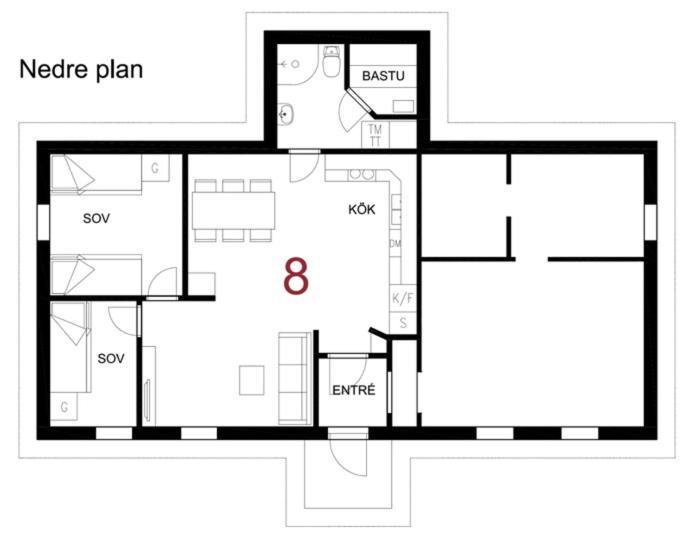 Apartamento Lullens Stugby - Laegenhetshuset 6-9 Bruksvallarna Exterior foto